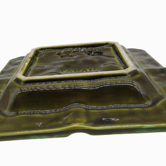 Vintage JAPANESE Ceramic ASHTRAY With 3D Fruit Design And Green Border - Picture 2 of 10